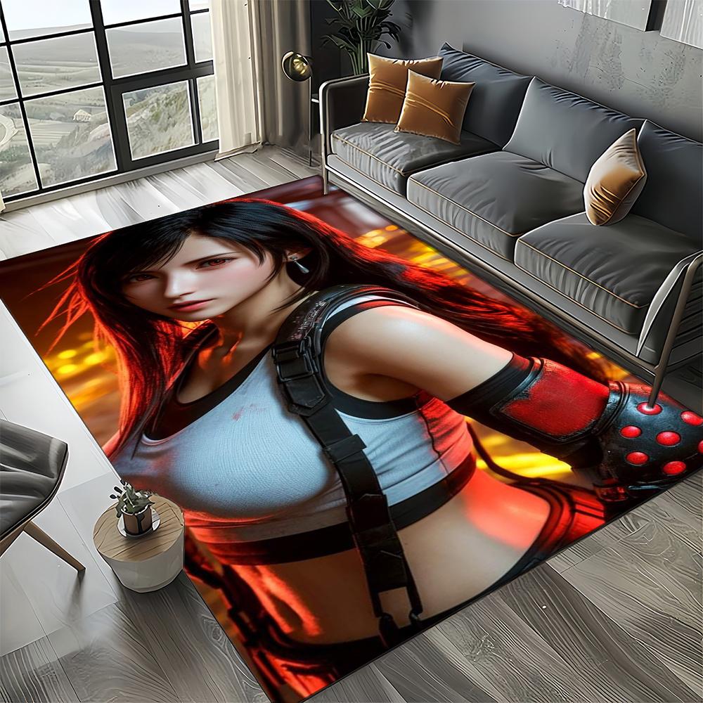 Новый стиль Игры Final Fantasy Клауд Тифа Аэрис Ковер Коврик для Гостиной Спальни Дома Дивана, Детский Игровой Нескользящий Напольный Коврик