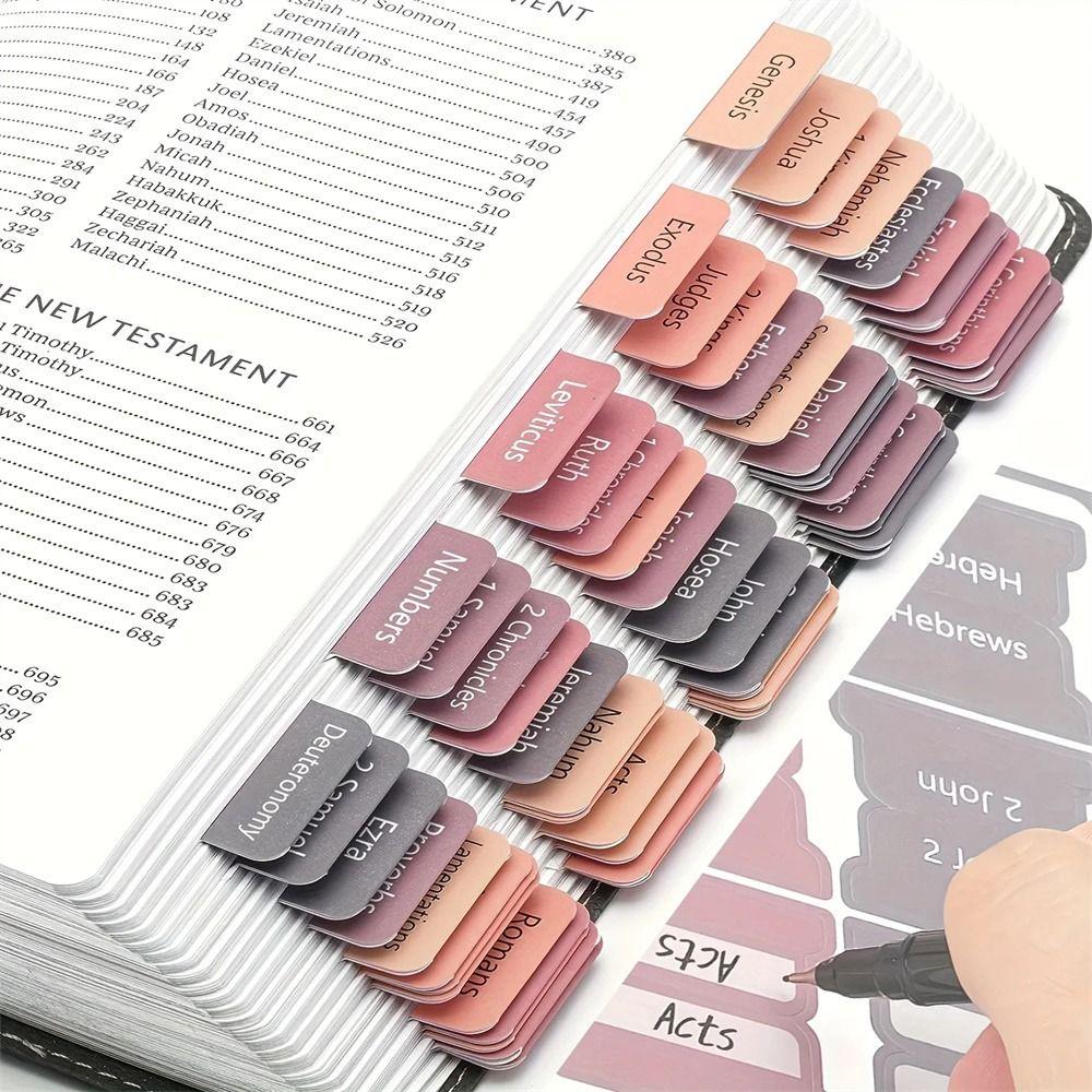Removable Bible Index Writable Bible Label Book Accessories Bible Sticker Bookmark