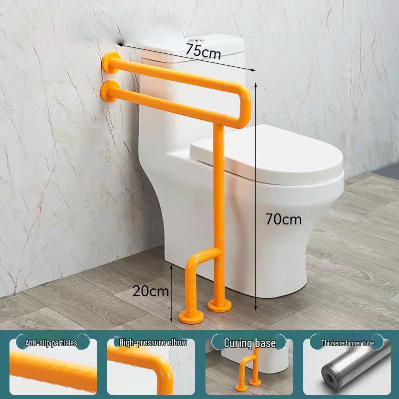 Ванная комната Поручень U-образной формы для пожилых - Безбарьерная нейлоновая ручка для душа/туалета