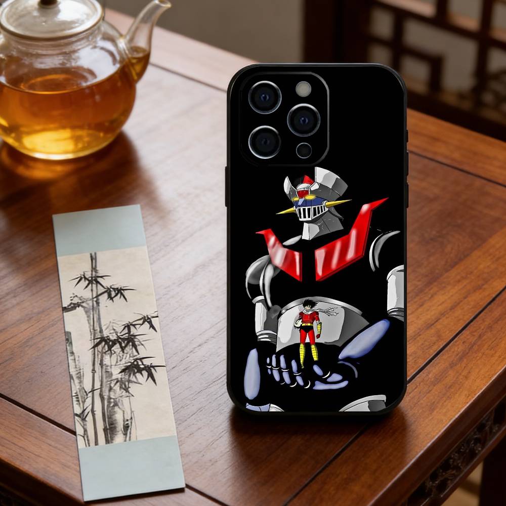 Чехол для телефона Anime M-Mado K-King Granzort для iPhone 17, 16, 15, 14, 13, 12, 11 Plus, Pro Max, Другие Мягкий Черный Чехол