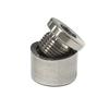 1pcs Oxygen Sensor Stainless Steels Bung Plug Nut Stepped Mounting Cap Plug Nut Plug Wideband Nut Fitting Weld Bungs M18X1.5