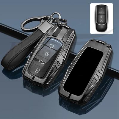 Автомобильный чехол для ключа из цинкового сплава и силикона, держатель для Chery Tigo 7 8 Pro Max Omoda C5 Tigo 7 8 Plus Arrizo 5 Plus, защитная сумка для ключа