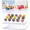 Cake Popping  Stand Lollipop Display Holder,Acrylic Clear Cake Popping Stand For Dessert Table Weddings Baby Showers Birthday Parties,Candy Decorative