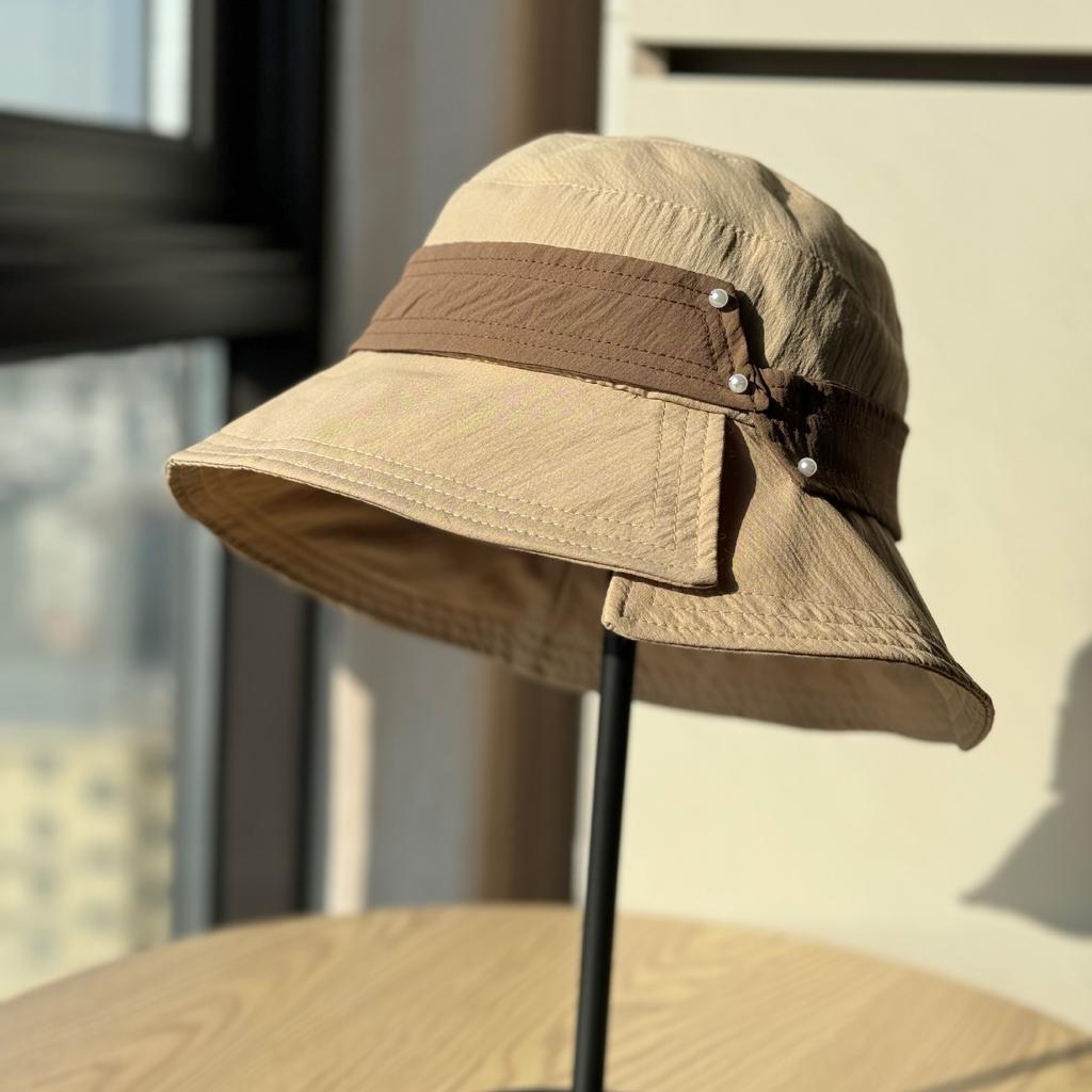 New spring and summer sun protection fisherman hat for women, breathable thin quick-dry hiking hat, cycling sunshade hat for men