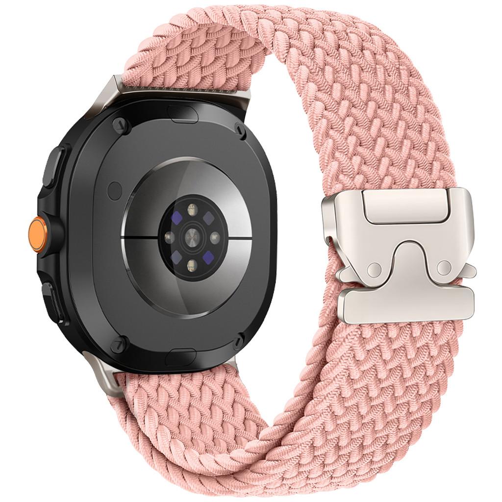 Парашютная пряжка Эластичный нейлоновый ремешок для Samsung Galaxy Watch 8 40/44 мм Ремешок для Galaxy 8 Classic 46 мм Спортивный Люксовый Браслет