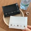 PU Coin Pocket Ultra Thin Cash Wallet Y2K Star Rivet Trifold Wallet  Student