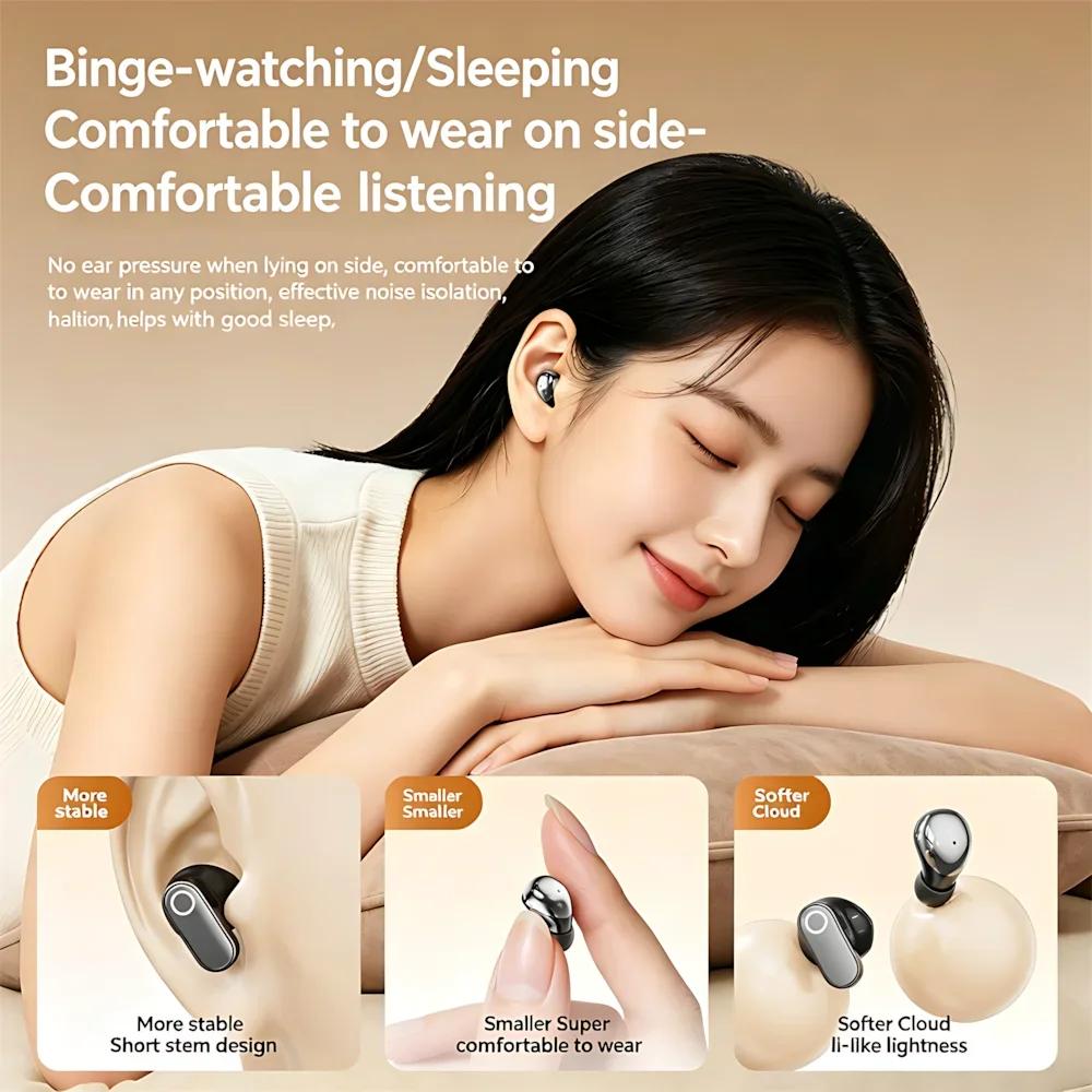 Xiaomi Fashion Plated In-ear Wireless Dual-Earphone Sports Earplugs Long Battery Life ENC Noise Reduction HD Call Couple Creative Gift