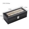 Watch Box Watch Display Case Storage Organizer Box 5-Grid Watch Box Case