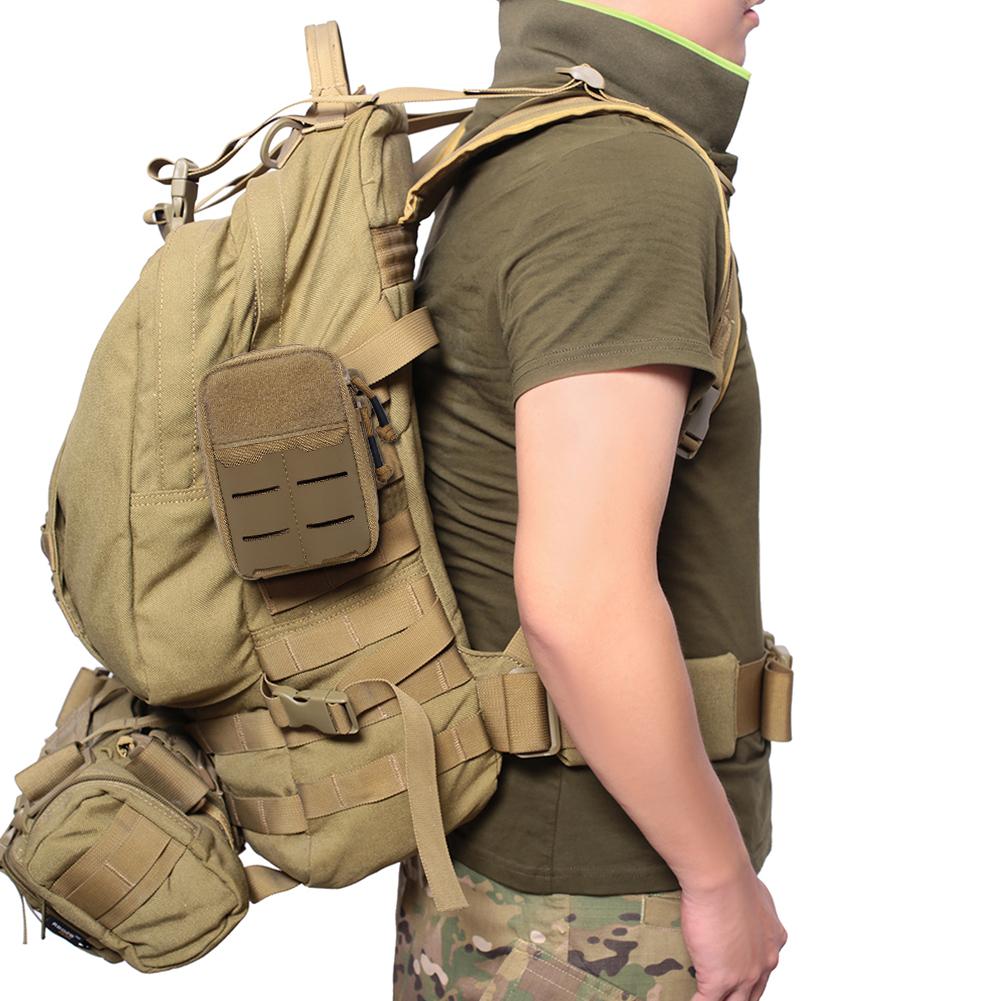 Outdoor Molle Pouch Utility EDC Pouch Multi-Purpose Small Molle Bag with Hook and Loop Fastener Belt Pouch for Climbing Hunting