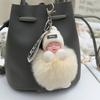 Lady Lovely Girl Bag Pendant Plush Doll Car Key Chain Pendant Mini Sleeping Toy Doll