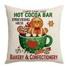 Новая Рождественская Подушка Сахарное Печенье Мультяшная Милая Текст Домашняя Подушка Наволочка