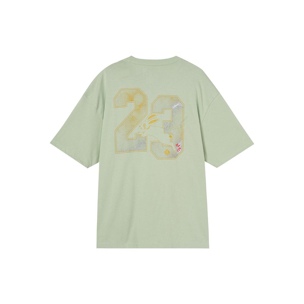 Jordan CNY Series Oversized Crew Neck Short Sleeve T-Shirt Men Tops Green FB1457-343