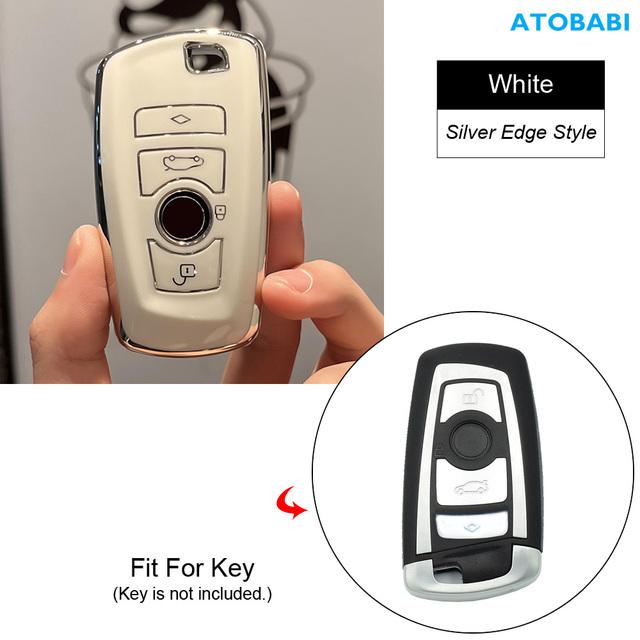 ТПУ чехол для ключей от машины, дистанционный брелок, защитная крышка, держатель для ключей для BMW 3, 5, 6, 7 серии F07 F10 F11 F18 F06 F12 F13 F01 F02 F03 F25