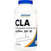 Nutricost CLA 2400 мг в мягких капсулах, без глютена, 240 шт.