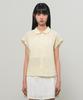 GENERALIDEA Seersucker Round Collar Blouse [Lemon] / Gf2Lbl528