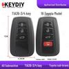 KD TIA36-4-кнопочный смарт-ключ-карта для новых моделей Toyota 8A 4D Пульт дистанционного управления X3