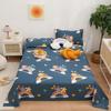 All Cotton Bed Sheet Cartoon All Season Lovely Bedding Non Slip Bed Sheet 200x230cm Bedroom Bed Sheet Skin Friendly Fabric