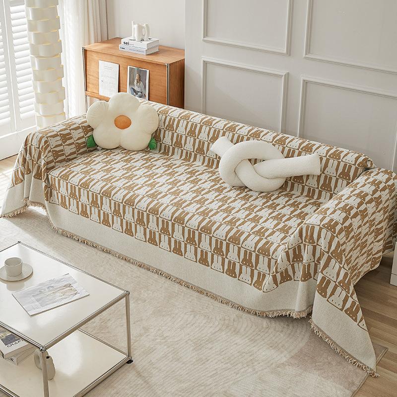 Sofa Cover Blanket for All Seasons All-inclusive Sofa Towel Chenille Cover Living Room Sofa Cover Anti-cat Scratch Towel