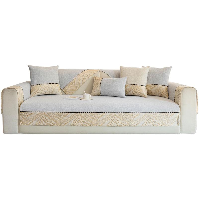 Chenier Sofa Cushion Is Universal In All Seasons  New Non-Slip And Dirt-Resistant Seat Cushion High-End Sofa Cover Backrest Towel