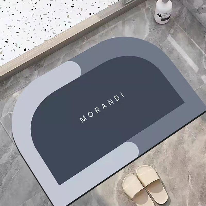 Мягкий коврик для ванной комнаты Diatom Mud — противоскользящий, впитывающий воду коврик для ног для дома, туалета и двери ванной комнаты.