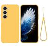 For TECNO Spark 40 Pro 4G Liquid Silicone Case Phone Back Cover with Hand Strap