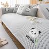 Чехол для дивана All Seasons Modern Simple Anti-slip Cold Housses de Canapé Panda Embroidery Sofa Cushion Cover Seat Cushion