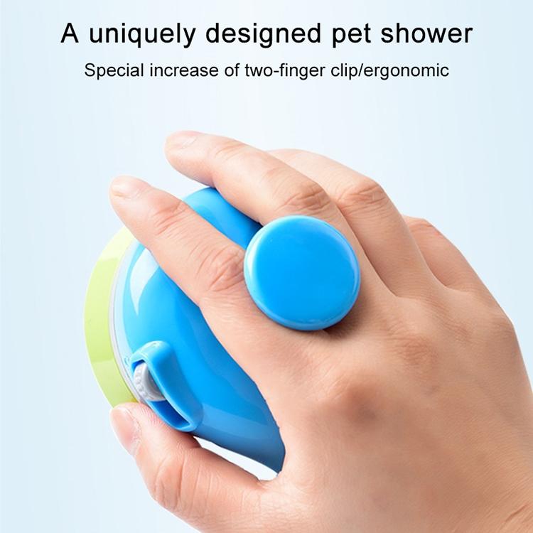 Pet Shower Shower Brush with Non-slip Handle Nozzle