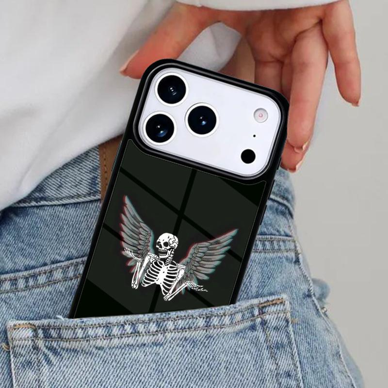 Милый чехол для телефона с черепом для iPhone 16e 15 14 13 12 17 Pro Max Plus Air 17pro Чехол Coque