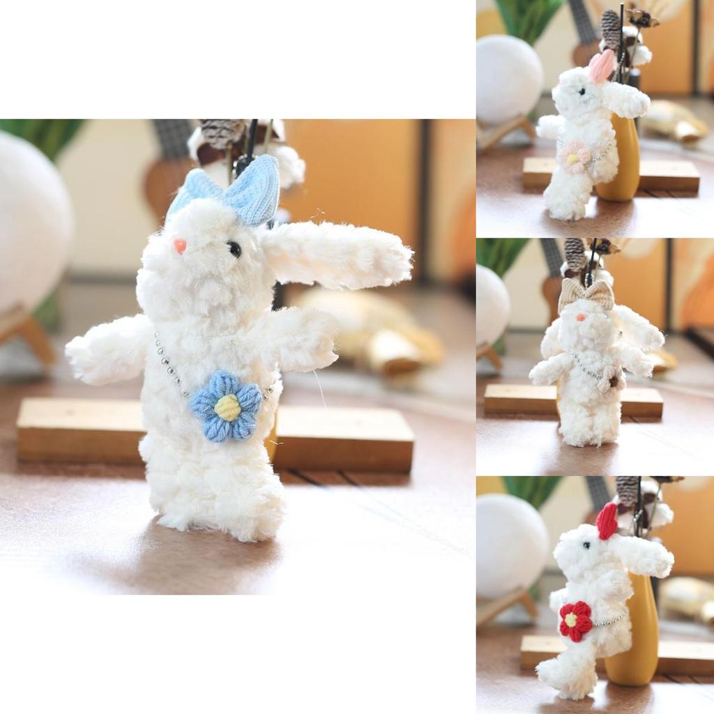 Plush Doll Cute Bunny Stuffed Animal Keychain Bag Charm Gift For Kids Girls