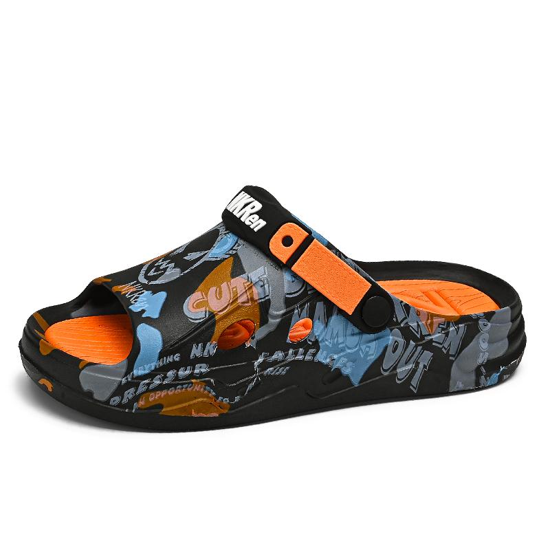 Men's Sandals Breathable Lightweight Soft-soled Casual Slippers Outdoor Fashion Beach Walking Sports Casual Men's Shoes