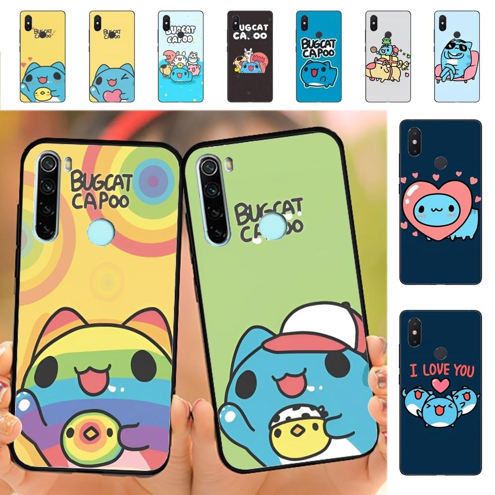 Мультяшный чехол для телефона Bugcat Capoo для Redmi Note 4 X 5 A 6 7 8 Pro T 9 Pro 9S 10 Pro 11 Pro 11S 11Epro PocoM3pro