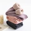 2023 Winter New Children's Warm Plush and Thickened Cotton Pants Trend