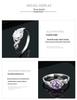 Простые Серьги-гвоздики Медные 'Танцорка' со Вставкой из Страз - Женские Элегантные Металлические Украшения Нишевый Дизайн