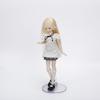 Fashion Doll Outfit Set With Lace Trim Skirt Straight Bangs Hair White Stockings 24cm BJD Obitsu