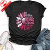 Breast Cancer Awareness Pink Ribbon Tee Wounisex Support Survivor Hope Cotton T Shirt Breathable Tops Ribbon Symbol Strength Love