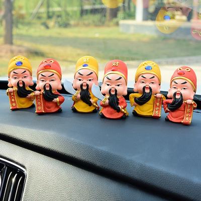 У Цайшень Гуань Юй Креативные Высококлассные Автоаксессуары QEdition Автотовары Счастливые Безопасные Автомобильные Украшения