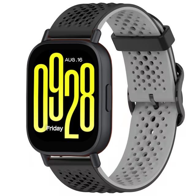 20mm 22mm Silicone Strap for Redmi Watch 5 Active/Lite Sports Smartwatch Breathable Replacement Wristband for Redmi Watch 5 Lite