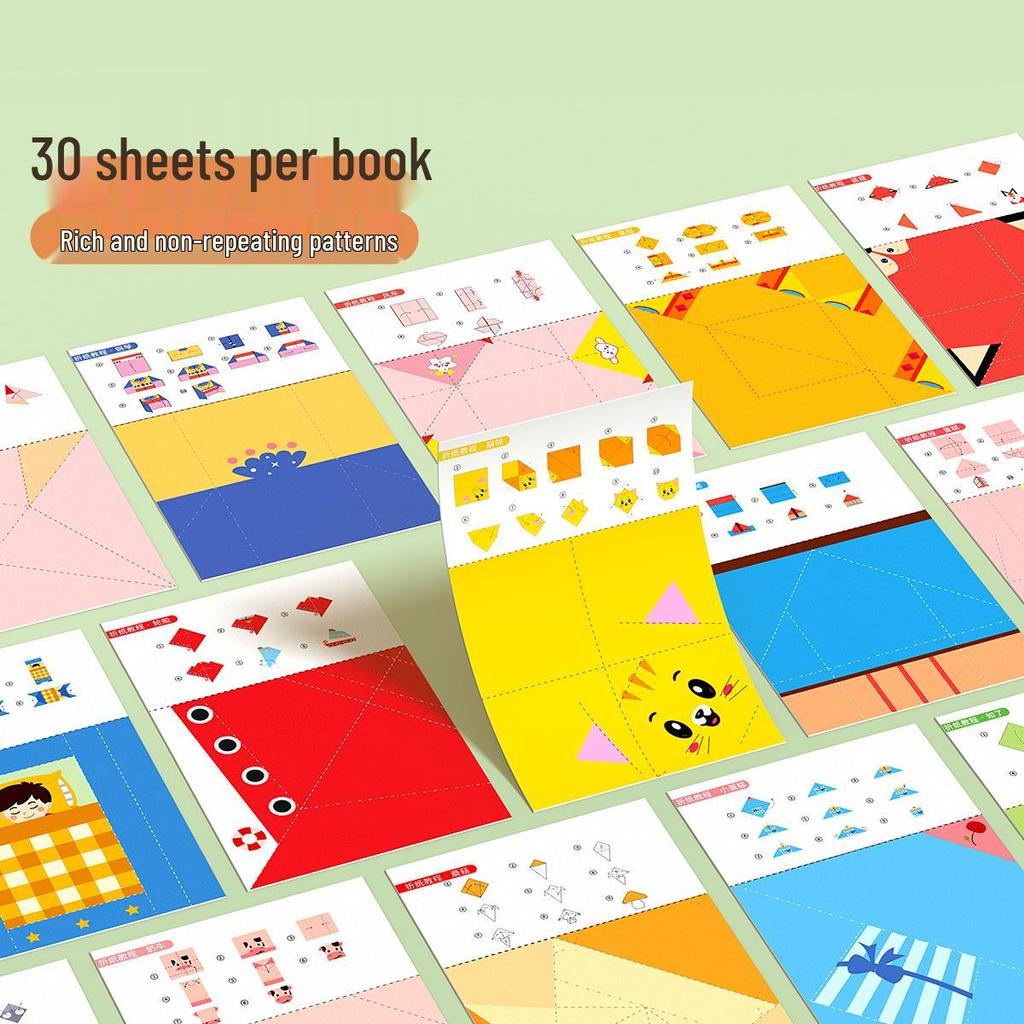 Книга 3D оригами для детей: Образовательные поделки из бумаги и DIY-игрушки (Возраст 3-6 лет)