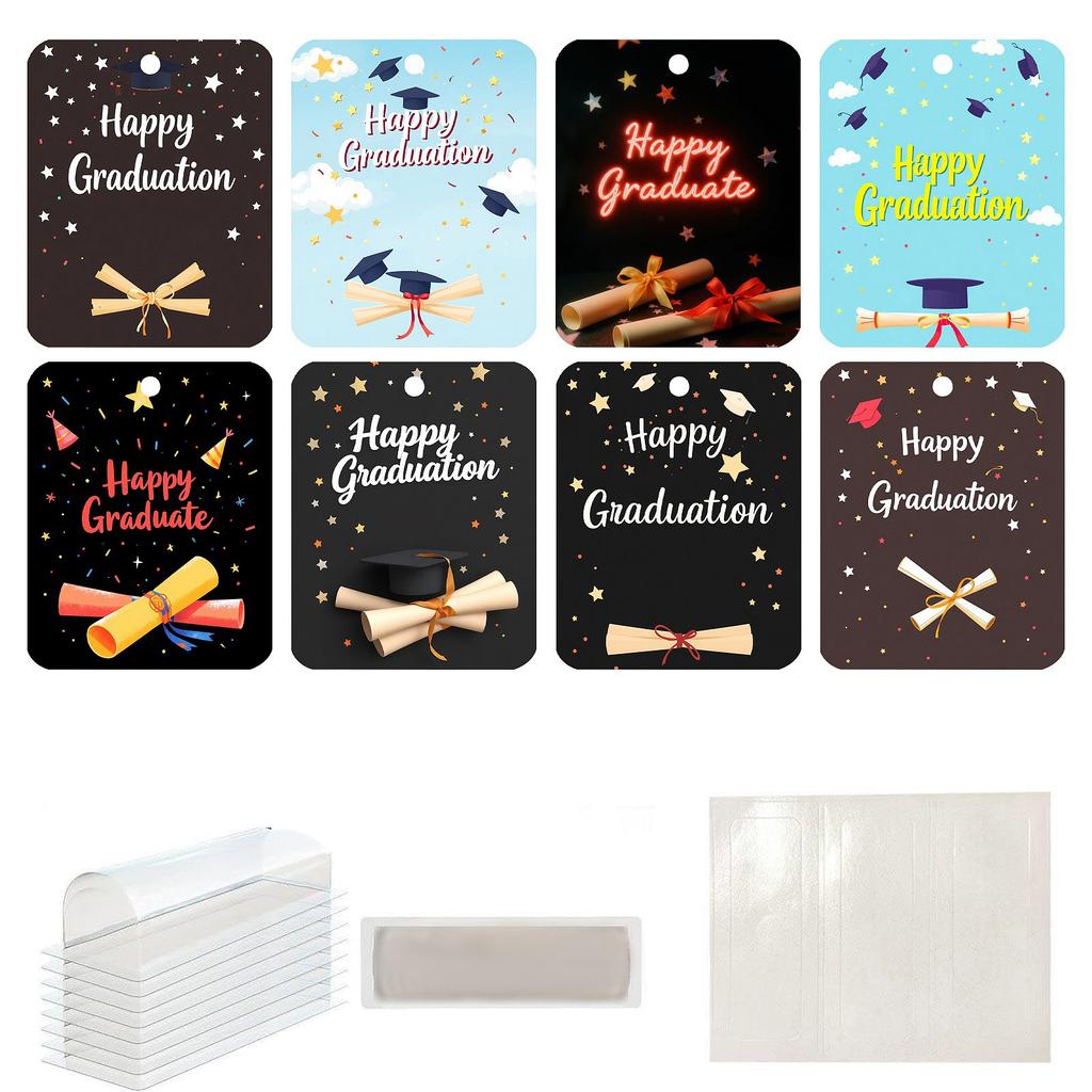 Graduation Season Day Themed Creative Wallet Insert Cards And Gift Decoration Set
