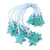 LED Christmas Lights String Santa Claus Snowman Battery-Operated Fairy Lights Window Garland Christmas Decorative Light Party New Year's Decorations