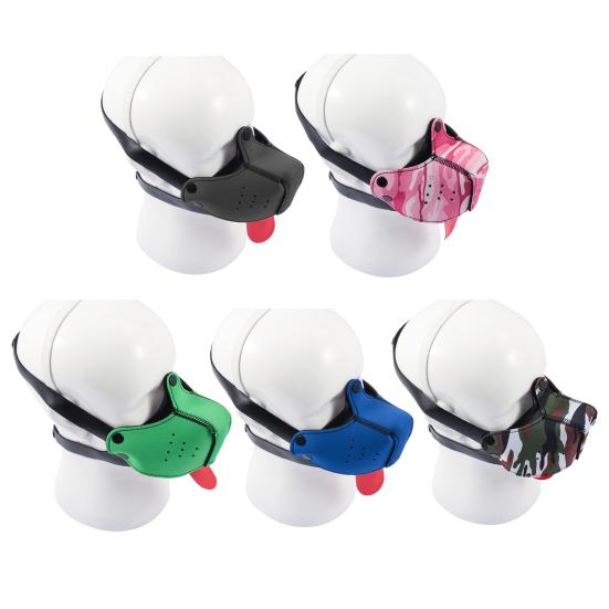 BDSM Собачья Маска-Кляп Стимулятор Нервных Окончаний Игрушка Фетиш Ролевые Игры Капюшон Дышащий Регулируемый Незаметный Костюм для Взрослых на Вечеринки