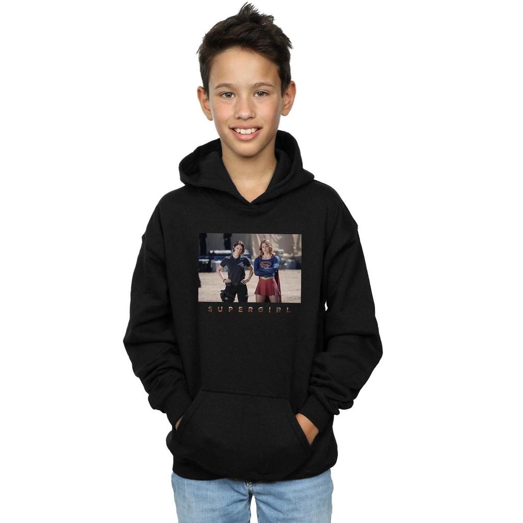 DC Comics Boys Supergirl TV Series Sisters Photograph Hoodie