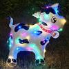 Square Shape Cartoon Animal Balloon With Wheels Luminous Balloon  Birthday Decoration