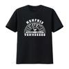 Футболка Sun Records Memphis Music в винтажном стиле с изображением петуха и нот, винтажная, слегка выстиранная, мужская