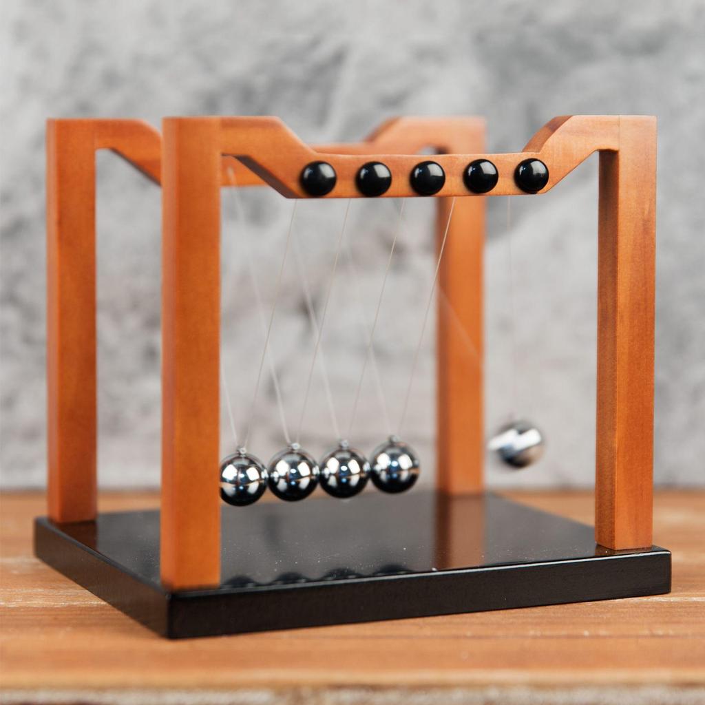 Harvey Makin Collection - Wooden Newton's Cradle 16 X 18cm