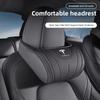 For Tesla Model 3 / Y Juniper Car Headrest Lumbar Support Memory Foam Car Rest Neck Pillow Seat Cushion Cover Car Accessories