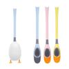 Silicone Duck Toilet Brush Set, Wall-Mounted, No Dead Angles