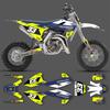 PowerZone Custom Team Graphics Backgrounds Decal Stickers Kit For Husqvarna TC65 2023 2022 2021 2020 2019 2018 2017 2016  06