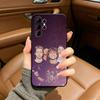 Чехол для телефона '5 S-Секунд S-Лета' для Samsung S25, S24, S21, S22, Plus S23, S30, Ultra, S20, Fe, Lite, Черный Мягкий Силикон