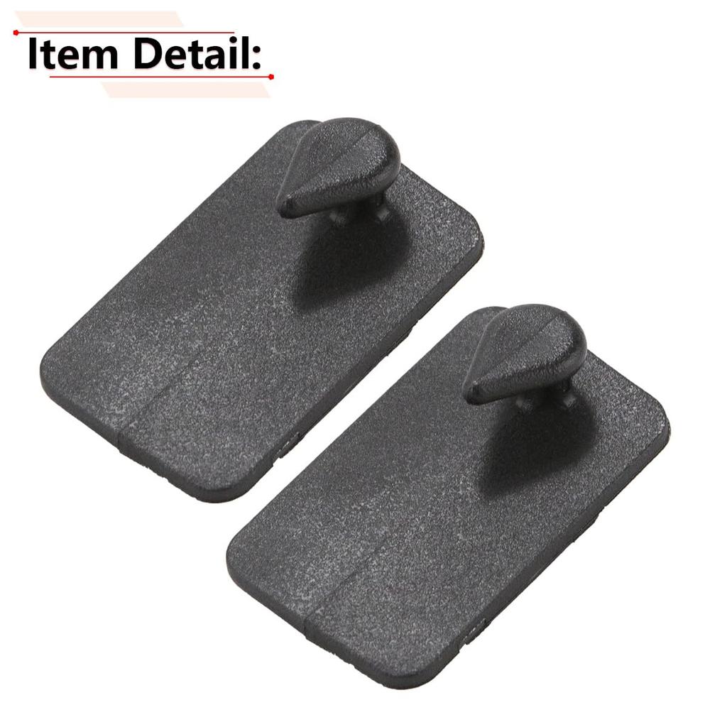 2PCS Floor Mat Retainer Clips | Compatible with Jeep Dodge Ford & Chrysler Models, for Ram 1500 Grand Caravan Wrangler F150 F250 Explorer and More
